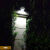 倍绿 太阳能灯户外庭院灯围栏扶手屋檐灯家用led花园室外阳台门柱围墙 黑色款暖白光(单只装)