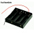 TaoTimeClub 电池保护座 电池盒 电池座 充电座5号 7号1节2节3节4节 多种规格可选 4节18650带线（1个）