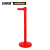 安赛瑞 慢伸缩型一米线警示带隔离柱（红色）伸缩隔离带栏杆 隔离带警示柱 14496