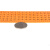 英耐特 工业橘黄色  拉紧器绑带子 涤纶捆绑带2.5-5公分宽扁绳 50mm宽*100m橘色