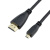 一叶兰  MicroHDMI转HDMI高清线 平板索尼三星尼康单反相机 微型HDMI高清线弹簧线 标准线 10米