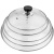 美厨（maxcook）玻璃盖汤锅盖 304不锈钢包边煎锅盖蒸锅盖22厘米 MPG222T （可视 加厚 防溢 防烫）