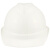 工盾坊 PE安全帽 建筑工程工地防砸安全头盔 工作劳保防护V型 带透气孔白色