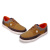 骆驼牌男鞋 日常休闲鞋系带轻便耐磨透气板鞋 W622348050 黄色 40/250码