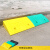 虎邦 马路牙子台阶垫斜坡垫汽车上坡垫门槛斜坡板塑料路沿坡三角垫爬坡垫 黄色-高8cm