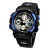 迪士尼(DISNEY)手表 双机芯蓝色运动防水夜光系列电子儿童手表男孩子运动表 55018L