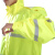 定制 户外执勤荧光黄全反光雨衣长款交通雨衣透气男女式卫作雨衣 L 160-16