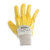 瑞珂韦尔（Rockwell) 劳保手套黄丁腈涂层针织手套耐油耐磨透气维修手套DY1005 L码1双