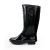 安全牌 耐酸碱胶靴ZH001 安全雨鞋劳保鞋 防滑雨靴半筒 42码