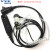 威科三通（VVK） 适用于摩托罗拉GP328空气导管耳机 GP338喉震耳机PTX760 黑色耳麦线 空气导管耳机款