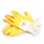 瑞珂韦尔（Rockwell) 劳保手套黄丁腈涂层针织手套耐油耐磨维修手套DY1005 XL码10双