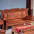 古艺匠人红木家具非洲花梨（学名：刺猬紫檀）实木沙发 中式大户型客厅沙发组合 六件套(1+2+3+茶几+2角几)