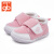 好孩子（gb）学步鞋0-2岁婴儿步前鞋软底宝宝鞋 18FWLT001 粉红19码/鞋内长120