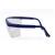 J巴固眼镜（蓝架白平）安全护目镜 劳保 实验室防冲击防化学眼镜 12副