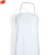 谋福 防水围裙 防油污耐酸碱 柔软PVC牛筋材质 厨房食堂洗车围裙 白色
