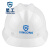 星工（XINGGONG）工地安全帽玻璃钢V型监理电力建筑工程防砸头盔劳保头盔 免费印字 白色