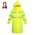 厚创 安全反光雨衣长款 交通雨衣透气男女式卫工作雨衣荧光色雨衣 XL号 165-170