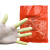 厚创 乳胶手指套 无尘防滑 农用一次性 工业橡胶劳保 美容美甲 粉笔点钞手指套 米黄(机卷) 中码/100个