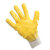 瑞珂韦尔（Rockwell) 劳保手套黄丁腈涂层针织手套耐油耐磨透气维修手套DY1005 L码10双