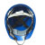 华信 ABS安全帽 小金刚V型 一指键 蓝色
