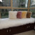 芳邻 可定制羊毛沙发垫冬季 羊皮毛一体坐垫飘窗垫 粉色 80*210cm一片