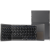 AJIUYU 华为平板电脑蓝牙键盘 折叠式 迷你无线键盘 触控键盘 黑色【蓝牙键盘】+【蓝牙鼠标】 酷比魔方平板iPlay10/9/iwork10系列