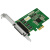宇泰高科（utek） PCI-E串口卡 DB9针COM口扩展卡 转4口RS232 UT-784