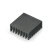 TaoTimeClub 黑色散热片25*25*10MM 铝型材散热器 芯片散热