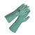 代尔塔/DELTAPLUS201802中型丁腈手套防化食品耐磨防油衬里硅胶面手套绿色9.5码1副