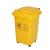 星工（XINGGONG） 医疗垃圾桶黄色加厚 诊所卫生院医用废物垃圾桶定制 30L万向轮款