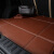 奇凡 汽车专车专用 后备箱垫子 尾箱垫 折叠超纤皮 棕色 3008标致408/308/ 2008/508