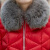 优艾丝（UAISI）冬季新款女装羽绒服女中长款修身毛领白鹅绒保暖加厚女装羽绒外套 红色 L