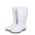 白色雨鞋中筒 耐油防滑雨靴 耐酸碱牛筋底胶鞋 卫生靴耐磨 中筒雨靴 42