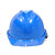 邦得瑞08V透气安全帽ABS建筑工地安全帽施工帽符合GB2811-2019国标符合国标可印刷可印字 蓝色