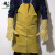 大杨 113电焊手套 长皮反绒隔热阻燃焊工烧焊耐磨焊接劳保防护手套 黄色