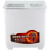 威力 WEILI XPB95-9518BS 9.5公斤 双缸双桶半自动洗衣机 双不锈钢内桶 玻璃上盖