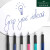 辉柏嘉（Faber-castell） 德国 设计灵思系列男学生用男式女式钢笔点阵墨水笔礼盒装 荒野极光绿 F尖