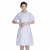 劳保佳 娃娃领护士服 实验室药店养老院工作服 平纹夏款 可定制logo 粉色 XXL码 一件装