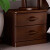 双叶家具 览众系列实木双屉储物床头柜带抽屉床头柜 卧室储物柜子 经典色