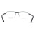 PORSCHE DESIGN保时捷眼镜框 男款超轻商务日本产钛材质半框光学远近视眼镜架P8317 D 蓝色镜框黑色镜腿 58mm