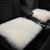 雷象ELEKKS 羊毛坐垫 中长毛座垫 冬季汽车坐垫 车家两用 三件套 (珍珠白)