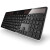 罗技（logitech）K750 太阳能光能极薄 游戏办公无线键盘 时尚超薄优雅大气 黑色