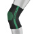 AQK12512运动健身护具护膝保暖骑车登山羽毛球篮球跑步男女士健身 黑绿色K12513 L膝围36.8-41.9