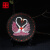 金乌炭雕天鹅之吻结婚礼物送闺蜜朋友创意实用新婚装饰品新房婚房炭雕摆件 天鹅之吻 红色 直径21.6厘米