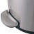 得力(deli)11L时尚脚踏不锈钢垃圾桶  低噪防臭液压缓降卫生桶