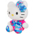 Hello kitty凯蒂猫 迷彩系列毛绒玩具 软体粒子公仔玩偶 抱枕靠垫布娃娃 13”33 玫红
