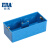 公元(ERA)管道优家电工管PVC接线盒双联胶暗箱双联线盒暗盒埋底电工线管盒 白166*79*54