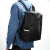 稻草人（MEXICAN）男士背包15.6英寸双肩包男时尚韩版休闲包背包男防水布料包电脑包MJX50435M-06黑色