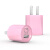 优加 Hello Kitty 苹果充电器头快充双USB电源适配器2A多口充电插头安卓手机通用 1A单口USB充电器-粉色