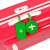 FirstTravel 硅胶行李牌旅行箱包托运拉杆箱吊牌创意标签件标识牌旅游用品 方形橙色